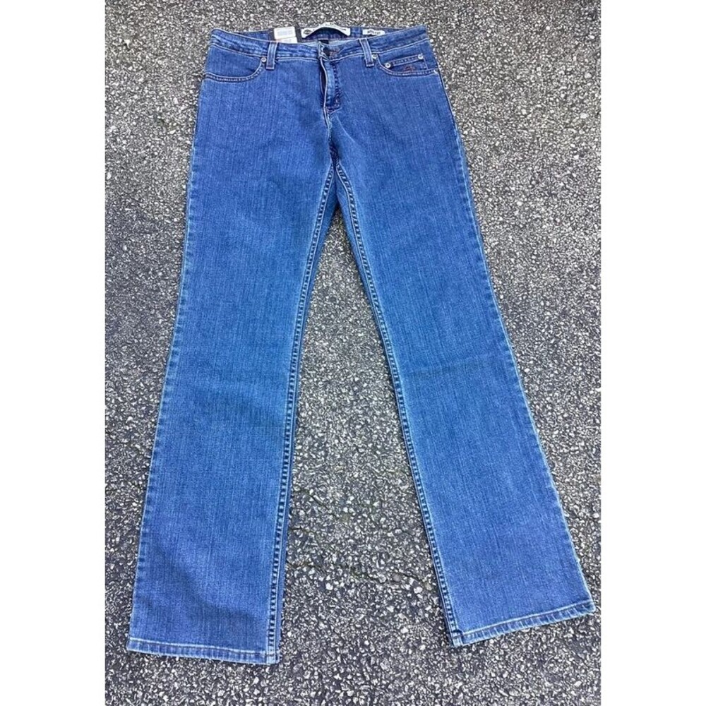 Harley Davidson Women's Boot Cut Stretch Blue Jeans Size 8 Tall New with Tags